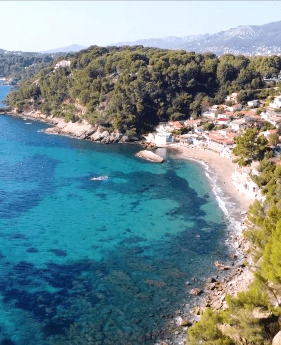 accès plage du pradet