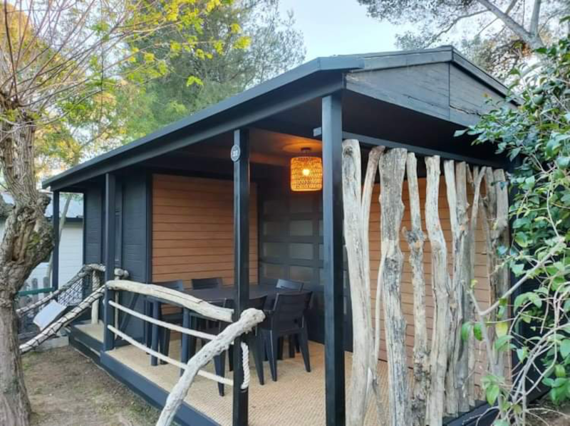 camping hermitage cabanon 5 pers