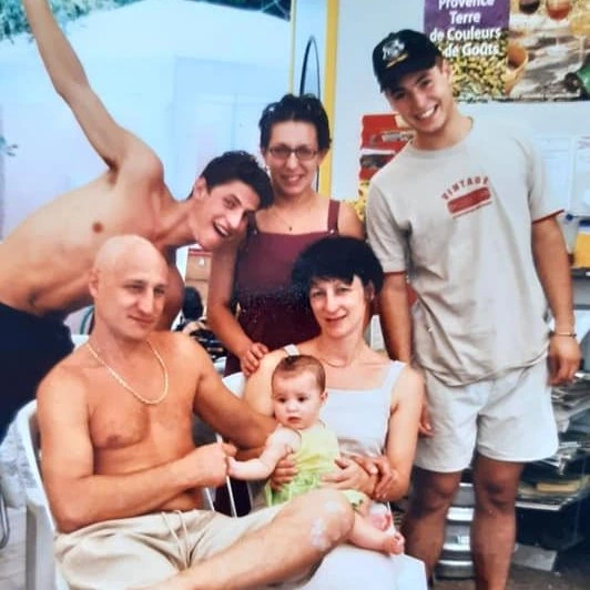 photo famille camping hermitage