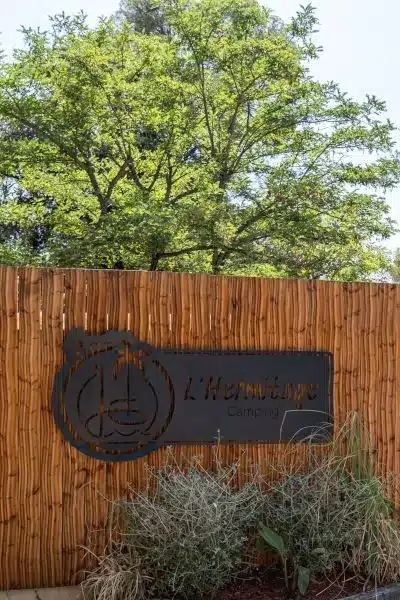 entrée du camping l'Hermitage au Pradet