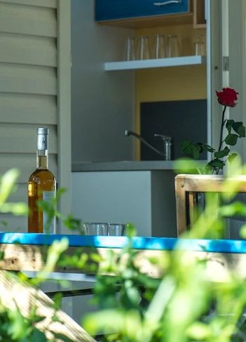 chalet à louer au camping Pradet