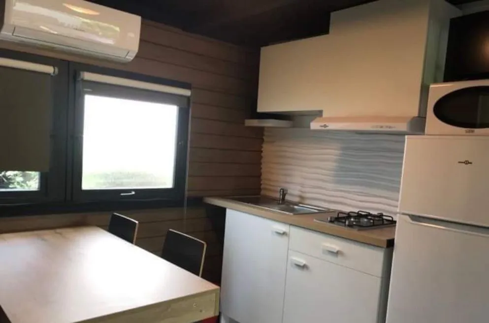 location de chalet avec clim camping l'Hermitage