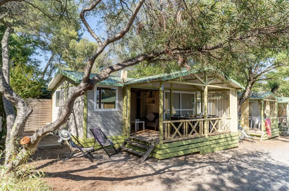 location de chalet 6 personnes accès plage Pradet